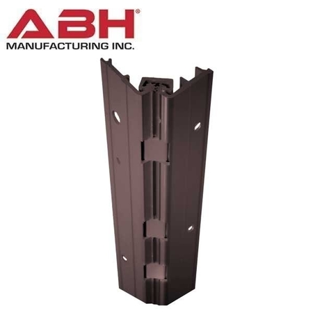 ABH 95" A575HDD095 Full Surface Aluminum Continuous Geared Hinge, 1/16" Inset and Frame Portion Counters ABH-A575-HD-D-095
